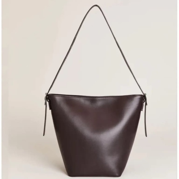 Reformation Handbags - Reformation Dark Brown Leather Shoulder Bag